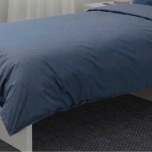 Pottery barn kids navy blue twin duvet
